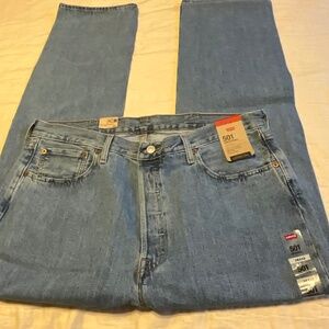 Levis Mens 501 Original Size 38W 32L New